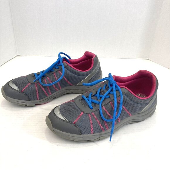 Vionic Alliance Shoes Sneakers Womens Size 8.5 Gray Pink Walking Orthotic Mesh - Picture 11 of 13
